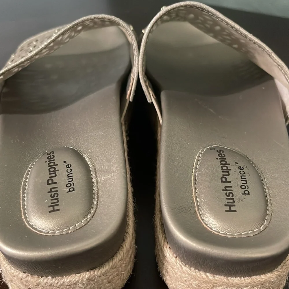 Hush Puppies perforated leather